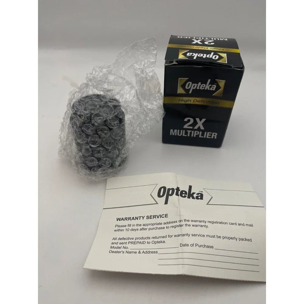 Opteka 2X Teleconverter Lens Multiplier Converter w/ Box & Warranty Card Korea